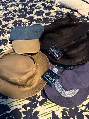 Basic Editions Mixed Men's Hats in Black, Tan, Blue and Navy